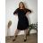 Trägerloses langes Partykleid aus Satin für Damen (34-42) POLISH FASHION PMLEL24NATHALIE 42 schwarz