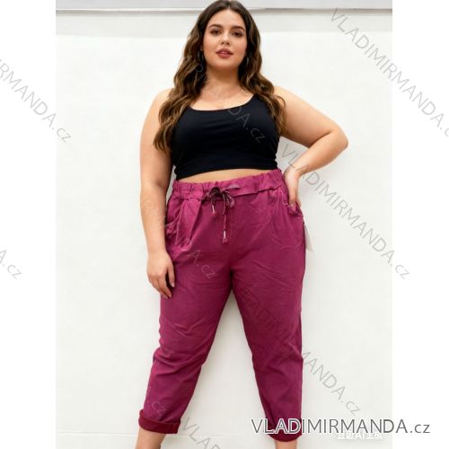Lange Sommer-Haremshose für Damen (42/44/46 Einheitsgröße) ITALIAN FASHION IM424361