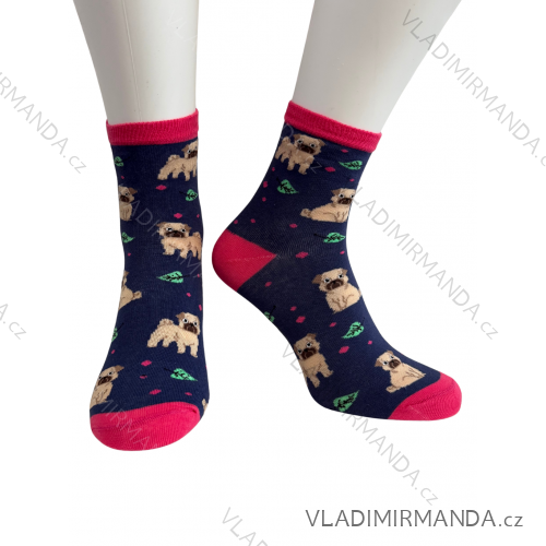 Socken Valentine fröhliche schwache Frauen (37-41) POLISH FASHION DPP21001 37-41 blau