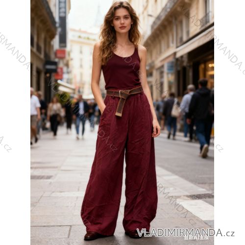 Lange Sommer-Haremshose für Damen (42/44/46 Einheitsgröße) ITALIAN FASHION IM424361
