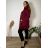 Lange Sommer-Haremshose für Damen (42/44/46 Einheitsgröße) ITALIAN FASHION IM424361 54/56/58 Wein