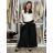 Elegante Hose mit Gürtel für Damen (S/M/L ONE SIZE) ITALIAN FASHION IMD25006