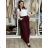 Elegante Hose mit Gürtel für Damen (S/M/L ONE SIZE) ITALIAN FASHION IMD25006