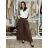 Elegante Hose mit Gürtel für Damen (S/M/L ONE SIZE) ITALIAN FASHION IMD25006