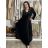 Elegantes trägerloses Damenkleid aus Samt (S/M EINHEITSGRÖSSE) ITALIAN FASHION IMWKK221049