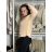 Eleganter Damen Bolero mit langen Ärmeln (S/M ONE SIZE) ITALIAN FASHION IM9235170 M/L/XL růžová meruňková
