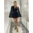 Langes warmes Langarmkleid für Damen (S/M EINHEITSGRÖSSE) ITALIAN FASHION IMPMD245165AY