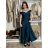 Langes, elegantes Kleid Carmen mit Trägern für Damen ADELE (M/L/XL, Einheitsgröße) ITALIENISCHE MODE IM4251147/DUR