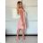 Elegantes kurzärmliges Partykleid für Damen (Einheitsgröße S/M) ITALIAN FASHION IMHMS24259
