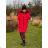 Reißverschluss Kapuzen Langarm Damen Oversized (3XL-8XL) POLISH FASHION PMWT21T21-69
