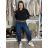 Lange Damenjeans (XS-XL) M.SARA MSR25SK279-3 M blau