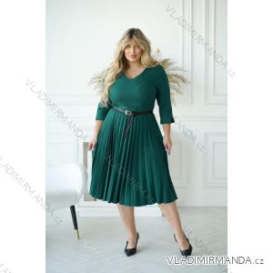 Trägerloses langes Partykleid aus Satin für Damen (34-42) POLISH FASHION PMLEL24NATHALIE