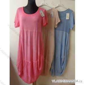 Sommer Damenkleider Übergroß (uni xl-3xl) ITALIENISCHE Mode IM7171053