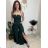 Sommerkleid Carmen aus Musselin für Damen (Einheitsgröße S/M) ITALIAN FASHION IMWE231506 Rose alte Rose XS/S/M