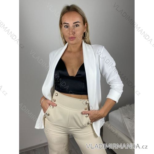 Jacke lange Ärmel (uni s-xl) ITALIENISCHE Mode IM318109