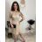 Trägerloses Spitzen-Partykleid für Damen (Einheitsgröße S/M) ITALIAN FASHION IMC23349
