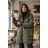 Jacke dünne lange Ärmel Frauen (UNI XS-M) ITALIENISCHE MODE IM120049