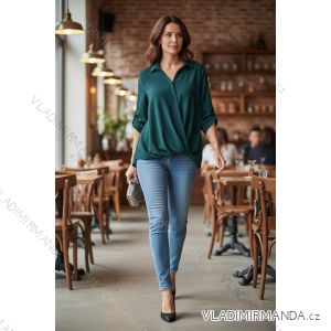 Jacke dünne lange Ärmel Frauen (UNI XS-M) ITALIENISCHE MODE IM120049