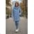 Kurzes Sommerkleid Kurzarm Damen übergroß (40/42/44 Einheitsgröße) ITALIAN FASHION IMD25022