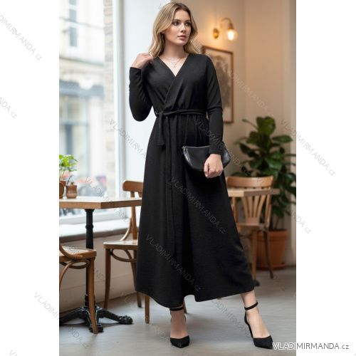 Kleid übergroße Kurzarm Damen (UNI S-L) ITALIAN FASHION IMD20187