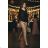 Kleid übergroße Kurzarm Damen (UNI S-L) ITALIAN FASHION IMD20187