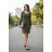 Kleid übergroße Kurzarm Damen (UNI S-L) ITALIAN FASHION IMD20187