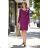 Kleid übergroße Kurzarm Damen (UNI S-L) ITALIAN FASHION IMD20187
