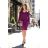 Kleid übergroße Kurzarm Damen (UNI S-L) ITALIAN FASHION IMD20187