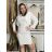 Eleganter Damen Bolero (uni sl) ITALIENISCHE Mode IMC18343 Burgund M / L