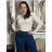 Langärmliger gestrickter Rollkragenpullover für Damen (S/M EINHEITSGRÖSSE) ITALIAN FASHION EXTRA ME IMM22FD9076/DR1 Rot
