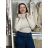 Langärmliger gestrickter Rollkragenpullover für Damen (S/M EINHEITSGRÖSSE) ITALIAN FASHION EXTRA ME IMM22FD9076/DR1 Rot