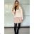 Leichter Kurzarmpullover für Damen (S/M/L ONE SIZE) ITALIAN FASHION IMWKK252585 M/L/XL beige