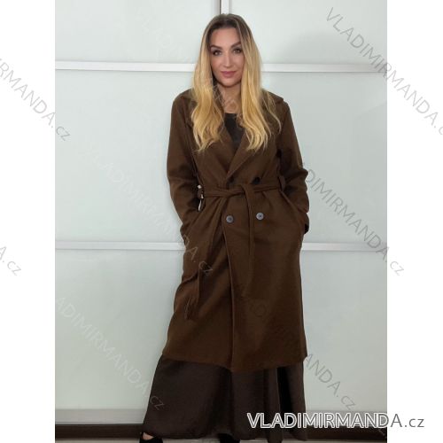 Šaty letní na ramínka dámské (S/M ONE SIZE) ITALSKÁ MÓDA IMPBB22B21841 S / M / L dunkelbraun