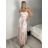 Damen-Sommerkleid mit kurzen Ärmeln (S/M EINHEITSGRÖSSE) ITALIAN FASHION IMPBB23F10868B