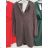 Strickjacke gestrickte Langarmfrauen (UNI S / M) ITALIAN FASHION IMD20425