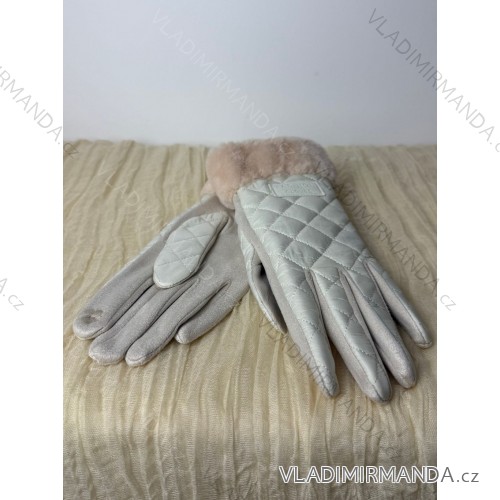 Winterhandschuhe Damen (EINZEL-GRÖSSE) LOOKEN LOK23SZM-180T EINHEITSGRÖSSE beige