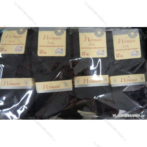 Socken schwache klassische Damen schwarz (35-42) VIRGIN GERMANY H-3306