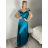 Langes Carmen-Partykleid für Damen (S/M/L EINHEITSGRÖSSE) ITALIAN FASHION IM324302