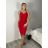 Midi-Sommerkleid mit Trägern für Damen (S/M EINHEITSGRÖSSE) ITALIAN FASHION IMWB23135 -   schwarz -   XS/S