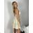Kurzes Sommerkleid für Damen mit Trägern (S/M EINHEITSGRÖSSE) ITALIAN FASHION IMPBB24B22578
