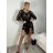 Damen Bademode Cover Up Tunika (S/M ONE SIZE) ITALIAN FASHION IMWB222855