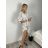 Damen Bademode Cover Up Tunika (S/M ONE SIZE) ITALIAN FASHION IMWB222855
