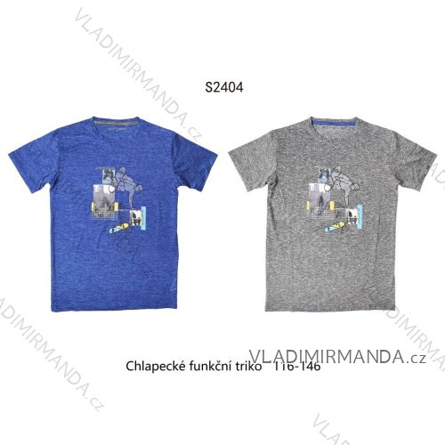 T-Shirt Kurzarm für Kinder Jungen (98-128) WOLF S2806