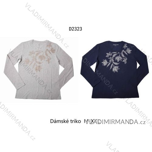 Damen-T-Shirt mit kurzen Ärmeln (M-2XL) WOLF D2323/KUS