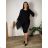 Lange Sommer-Haremshose für Damen (42/44/46 Einheitsgröße) ITALIAN FASHION IM424361  schwarz