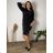 Kurzarmkleid für Damen in Übergröße (L-3XL) POLISH FASHION PMF20013