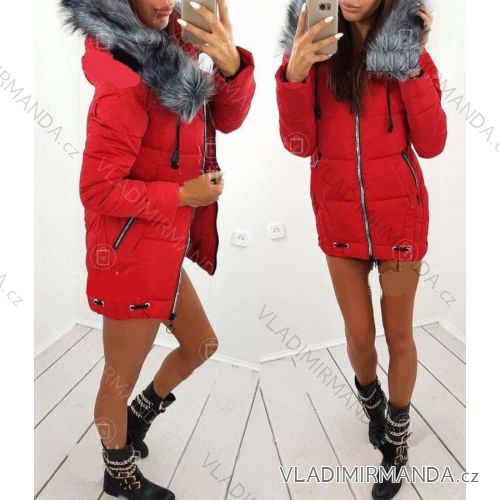 Mantel / Jacke warme lange Damen (m-2xl) POLSKá MODA PM217012
