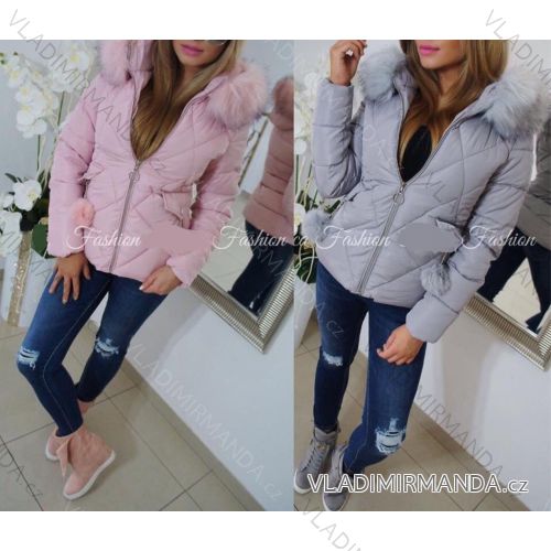 Jacke warme lange Damen (m-2xl) POLSKá MODA PM217013
