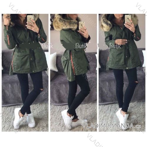 Beschichten Sie mit Damenfell (m-2xl) POLSKá MODA PM217015
