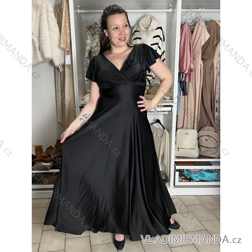 Elegante Hose mit Gürtel für Damen (S/M/L ONE SIZE) ITALIAN FASHION IM425057 schwarz M/L/XL